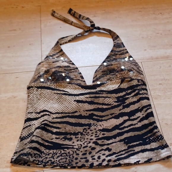Hermanny by Vix Other - Hermanny by Vix Animal Print Sequin Tankini Top